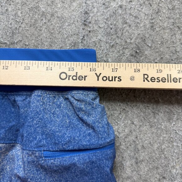 Lululemon License to Train Shorts Men L Blue Marbled Linerless 10" - Picture 12 of 16